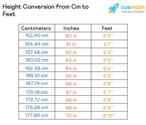 159.5 cm to feet|Convert 159.5 Centimeters to Feet